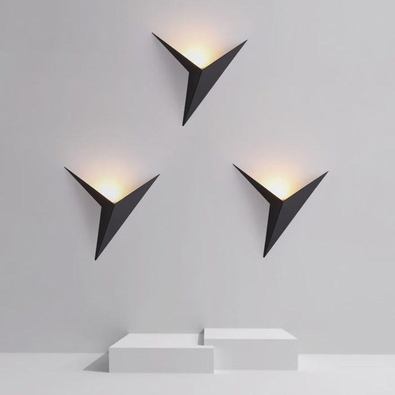Mienel Aeroa Origami Nordic Wall Light Modern Scandinavian Accent