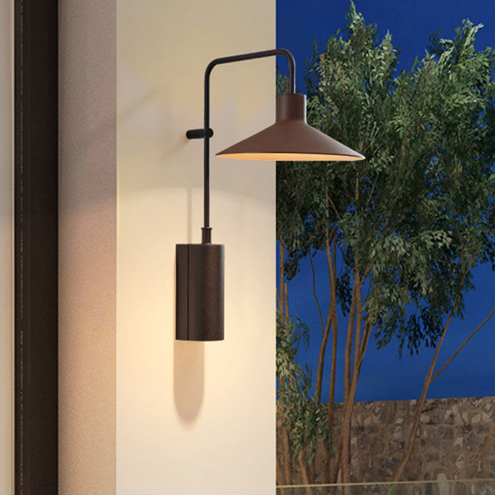 Mienel NovaLume Outdoor Wall Light Minimalist Black IP65 Rated