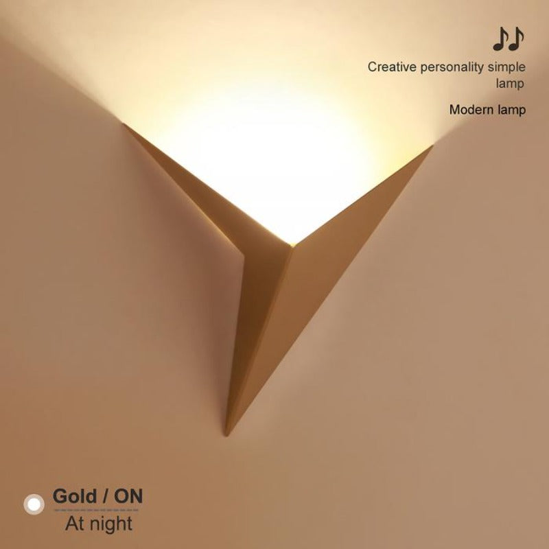 Mienel Aeroa Origami Nordic Wall Light Modern Scandinavian Accent