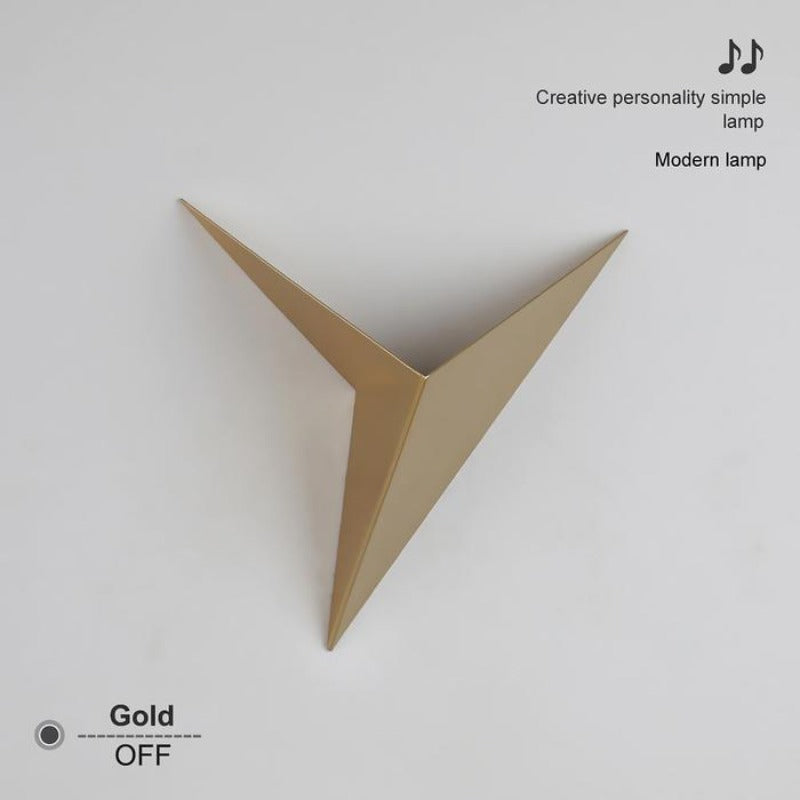 Mienel Aeroa Origami Nordic Wall Light Modern Scandinavian Accent