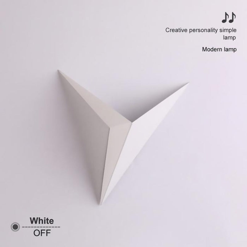 Mienel Aeroa Origami Nordic Wall Light Modern Scandinavian Accent