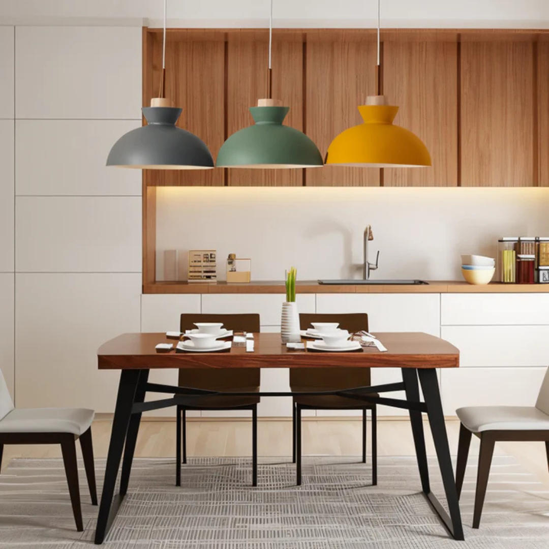 Mienel Lyrielle Macaron Pendant Light for Dining and Living Room