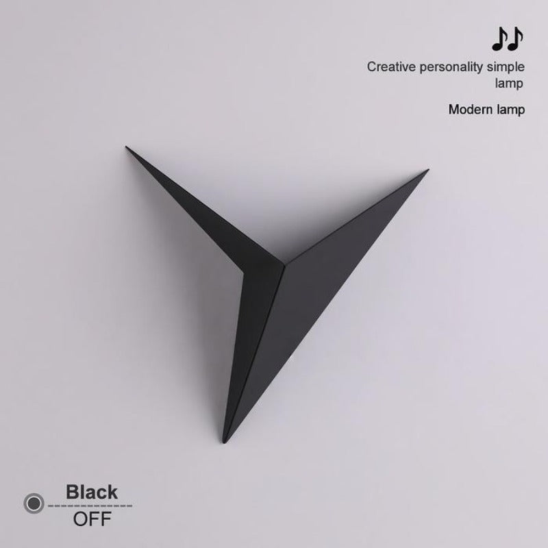 Mienel Aeroa Origami Nordic Wall Light Modern Scandinavian Accent