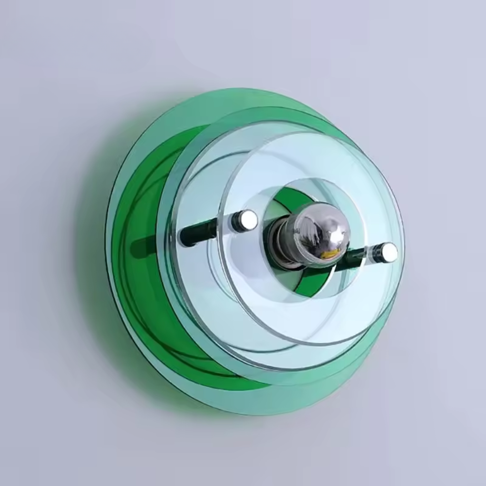 Mienel NovaLume Vintage Bauhaus LED Wall Sconce Multicolor