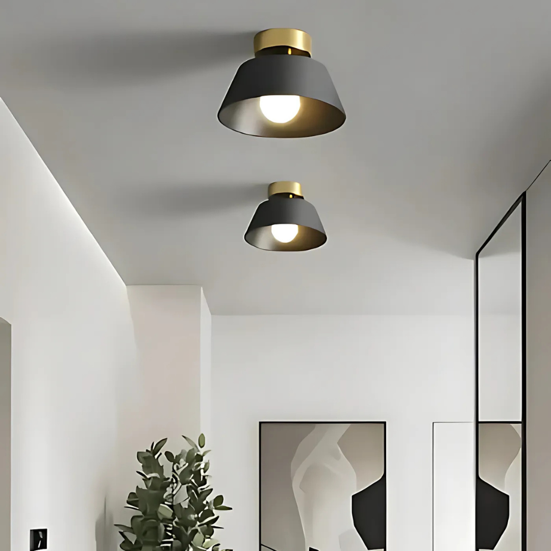 Mienel Averly Vintage Retro LED Ceiling Light For Living Room