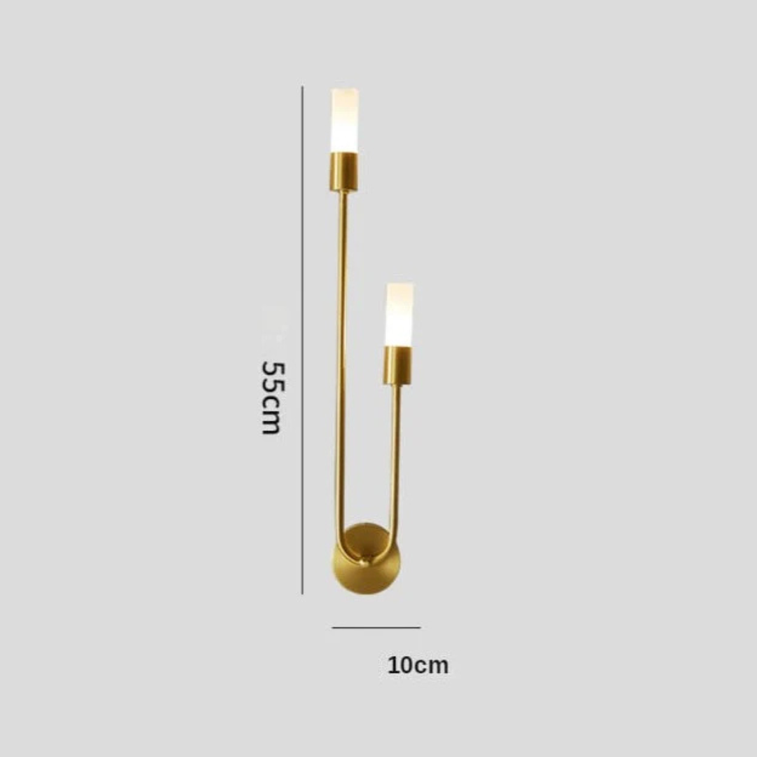 Mienel Aveline Modern LED Wall Sconce Warm White Waterproof Light