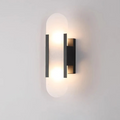 Mienel LumaNova Marble LED Wall Light for Ambient Indoor Lighting