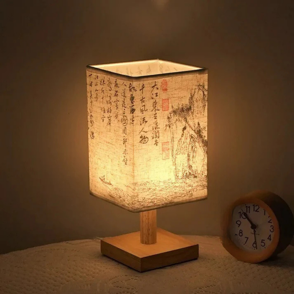 Mienel LumaNest Table Lamp | Modern LED Accent Light With Warm Glow