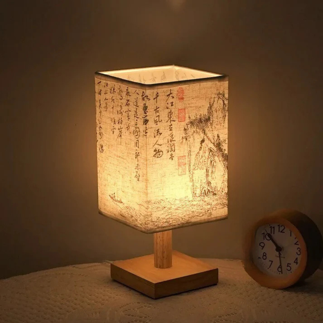 Mienel LumaNest Table Lamp | Modern LED Accent Light With Warm Glow