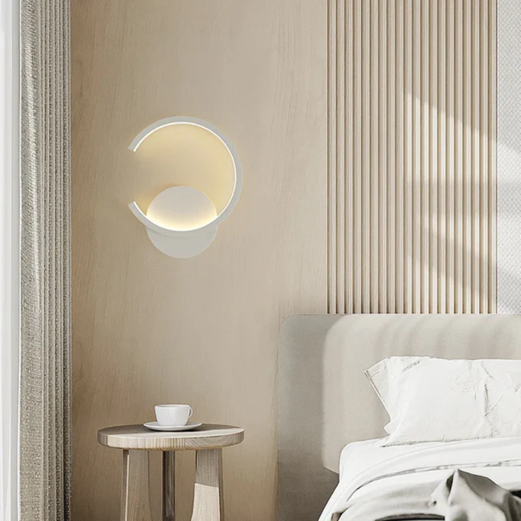 Mienel Lunara Luxury LED Wall Sconce For Warm Indoor Ambience