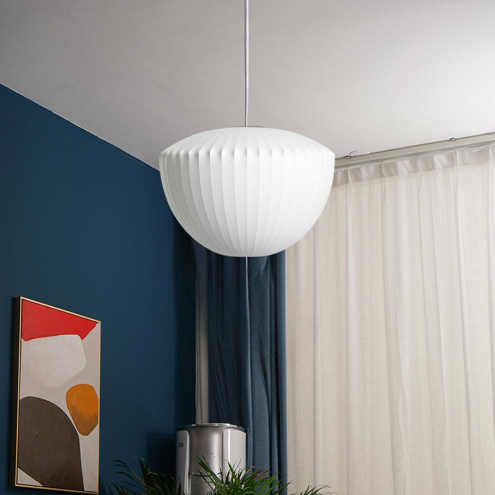 Aurea Glass Pendant Lamp With Wood Accent For Modern Interiors | Snurv