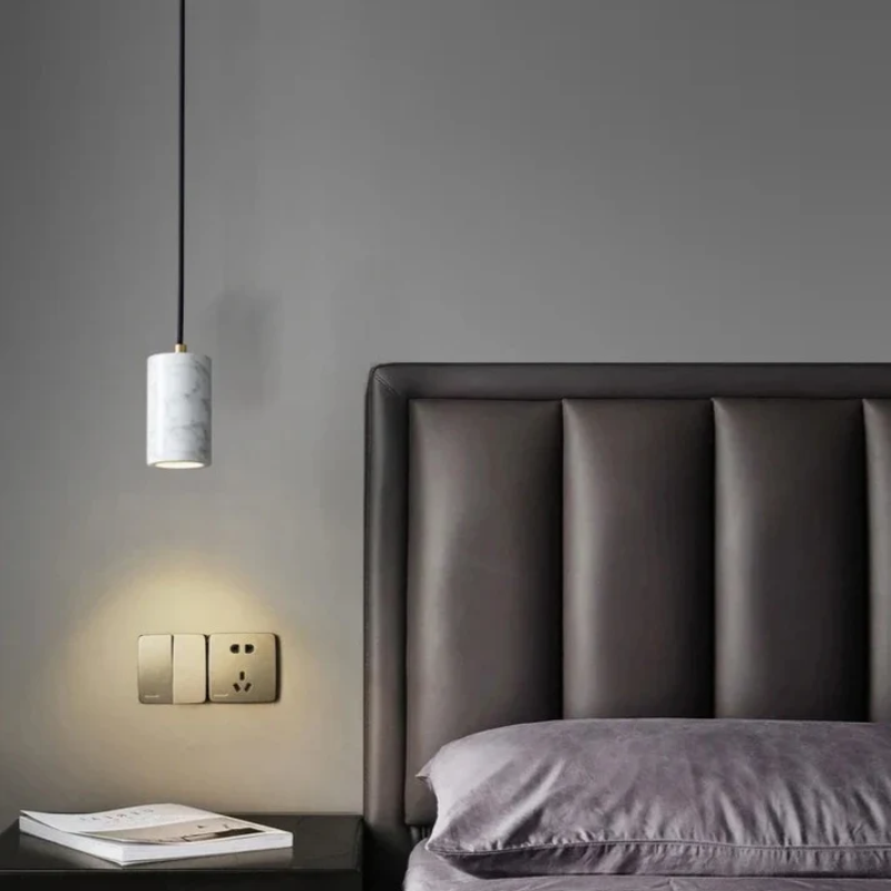 Mienel Novara Marble LED Pendant Light for Modern Interiors