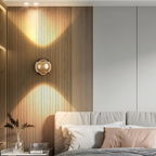 Mienel AeroLumen | 180-Degree Rotating LED Wall Light for Living Room