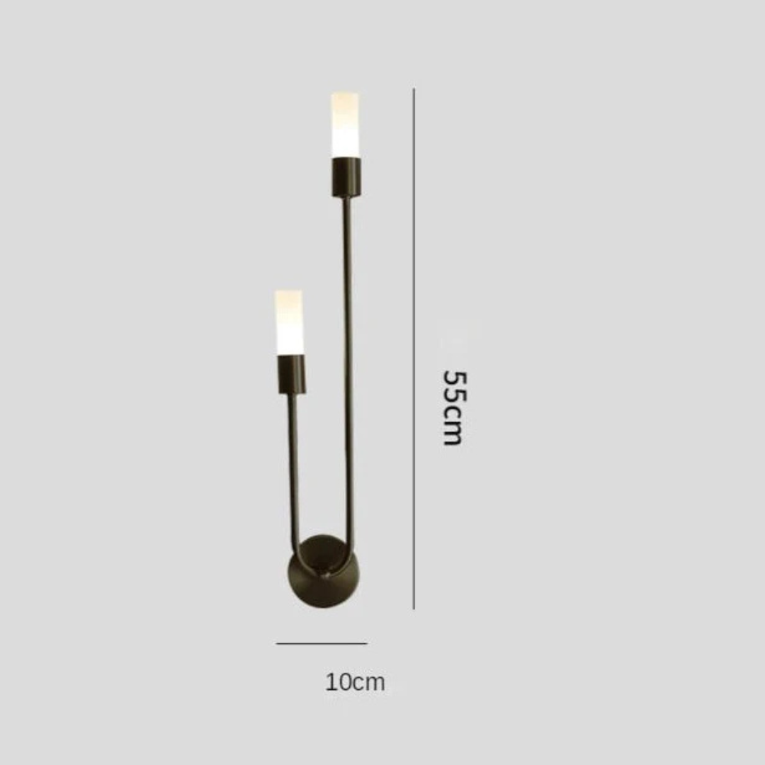 Mienel Aveline Modern LED Wall Sconce Warm White Waterproof Light