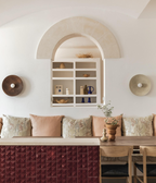 מנורת קיר קרמית Cirque 15 עיצוב טבעות קונצנטריות פרימיום