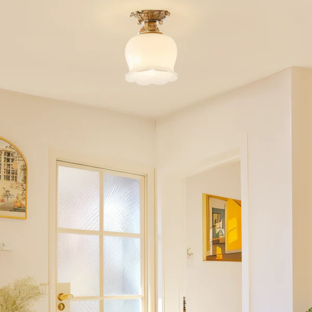 Mienel NovaFlora Vintage Flower LED Ceiling Light Fixture