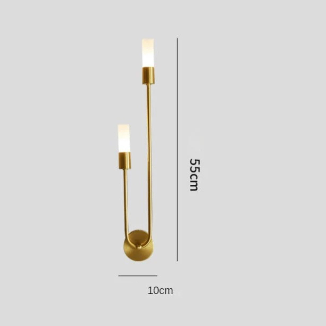 Mienel Aveline Modern LED Wall Sconce Warm White Waterproof Light