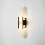 Mienel LumaNova Marble LED Wall Light for Ambient Indoor Lighting
