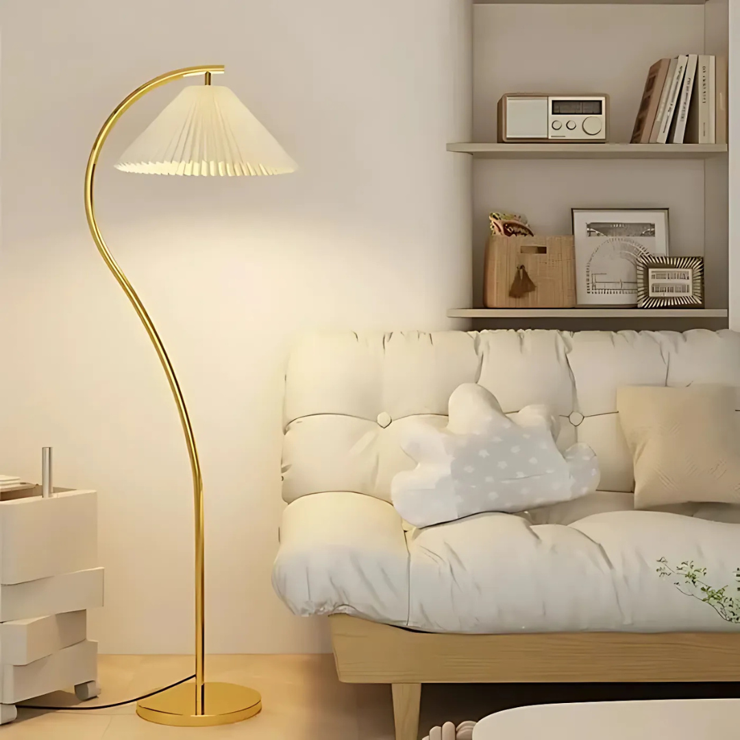 Mienel NovaArc LED Arc Floor Lamp for Living Rooms and Bedrooms