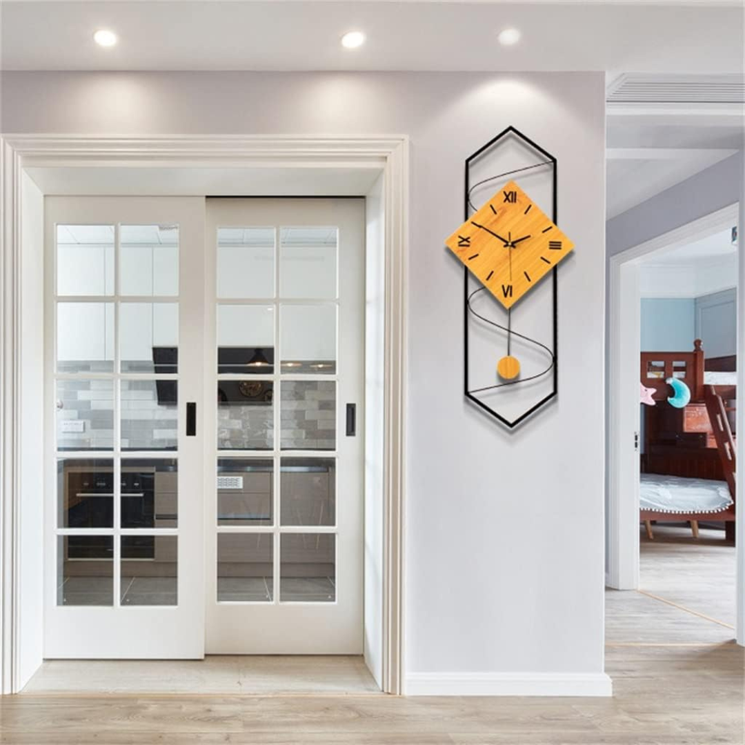 Mienel Aureline Minimalist Wall Clock For Living Room & Bedroom
