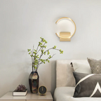 Mienel Lunara Luxury LED Wall Sconce For Warm Indoor Ambience