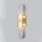 Mienel LumaNova Marble LED Wall Light for Ambient Indoor Lighting