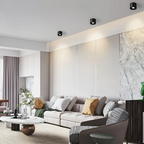 Mienel AeroGlow 360 Degree Rotating LED Ceiling Light With Slim Aluminum Frame