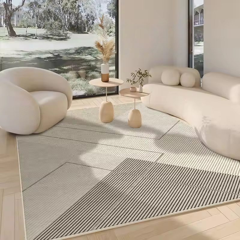Mienel Kirei | Japanese Minimalist Large Area Rug For Living Room