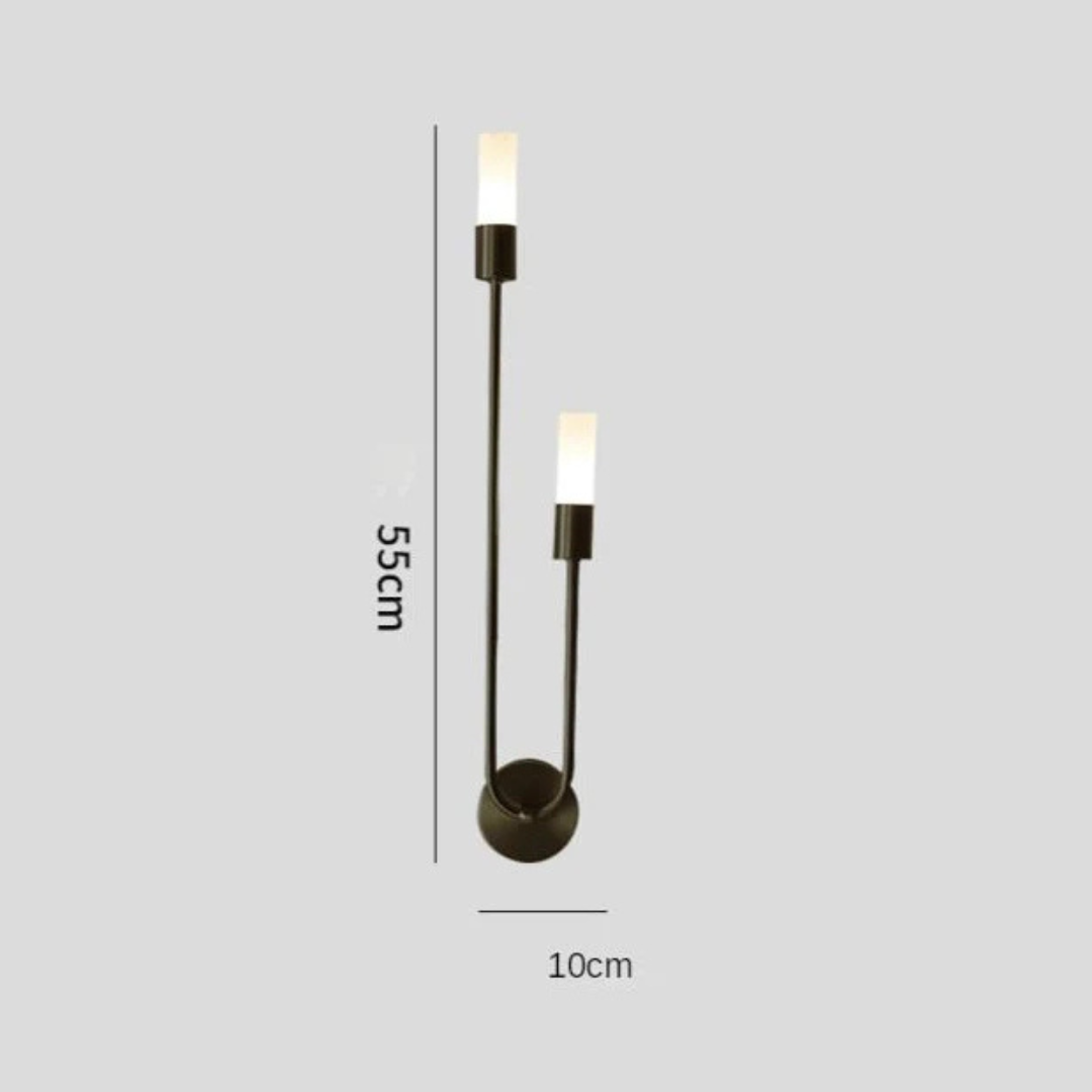 Mienel Aveline Modern LED Wall Sconce Warm White Waterproof Light