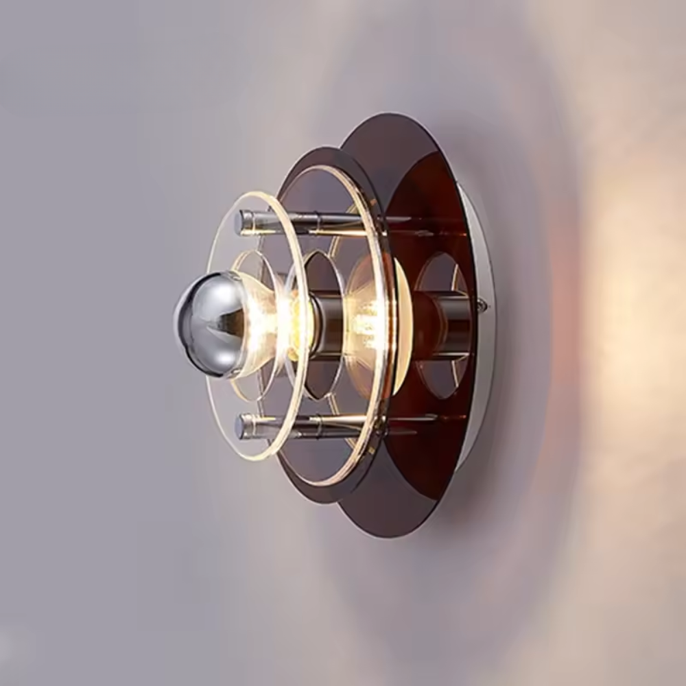 Mienel NovaLume Vintage Bauhaus LED Wall Sconce Multicolor