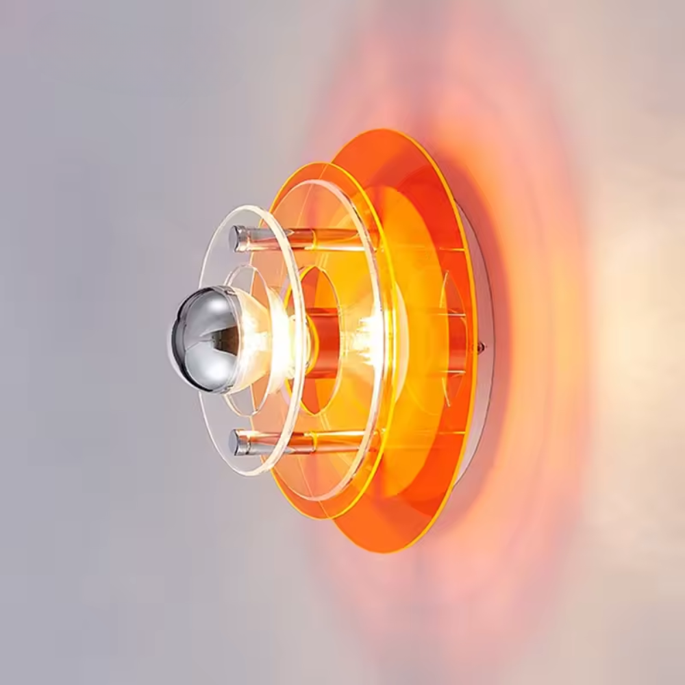 Mienel NovaLume Vintage Bauhaus LED Wall Sconce Multicolor