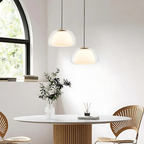 Mienel Lumeri | Modern Frosted Pendant for Living Room and Dining