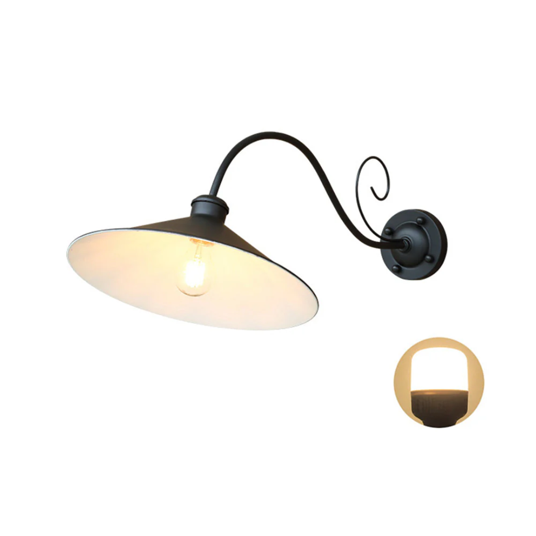Mienel Heronstone Vintage Outdoor Wall Light With IP65 LED Compatibility