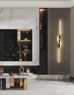 Astra fali lámpa modern alumínium és akril LED lámpa