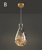 Lâmpada de Pendurar em Vidro Aurora Copper Firefly Compatível com LED