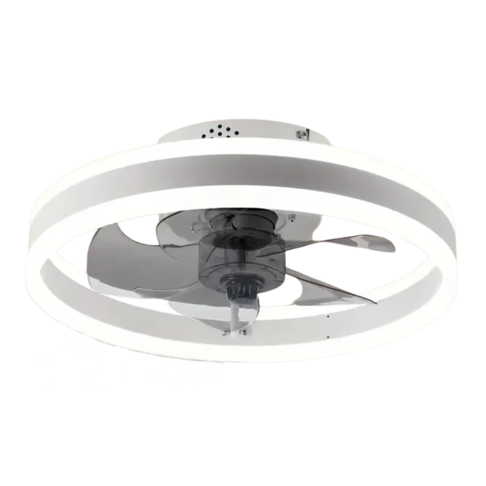 BreezeLux All-Season Ceiling Fan with Dimmable LED Light