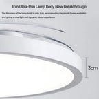 Aerlite Ceiling Fan Featuring Retractable Blades, Dimmable LED Light and Remote Control