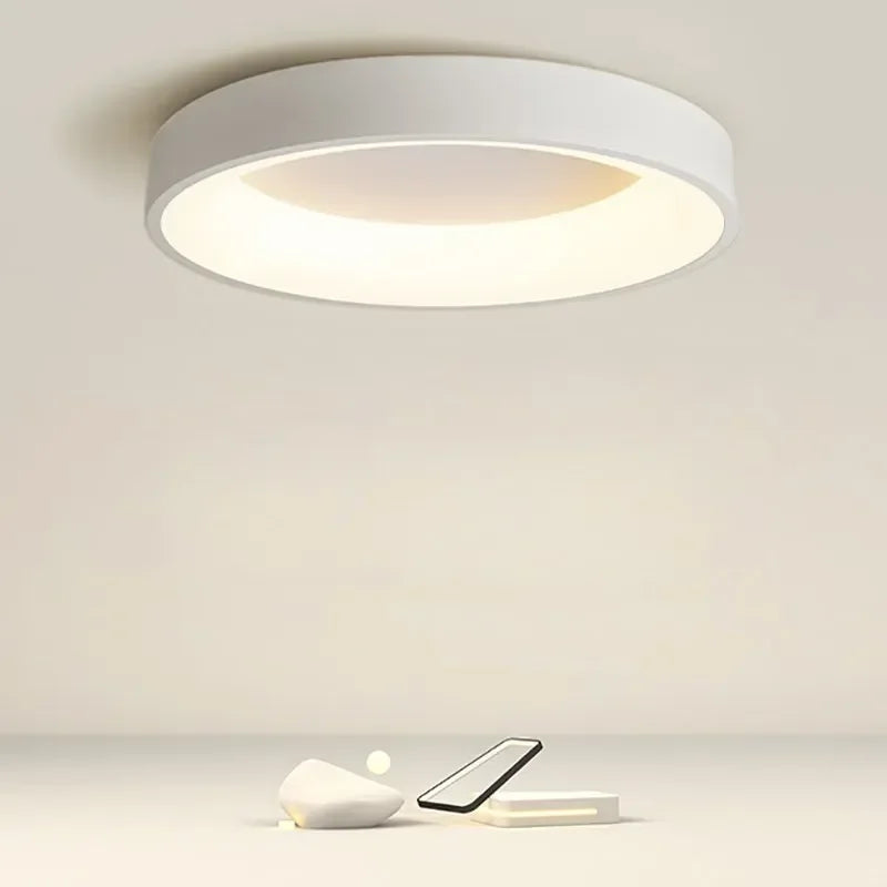 AuroraGlow – Nordic Round LED Ceiling Light