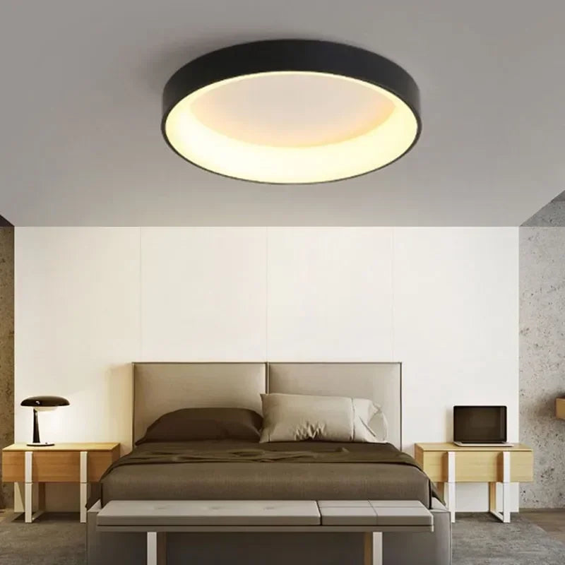AuroraGlow – Nordic Round LED Ceiling Light