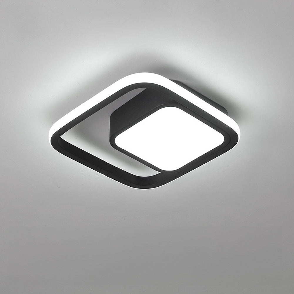 Alora Double Ring LED Ceiling Light for Modern Minimalist Spaces