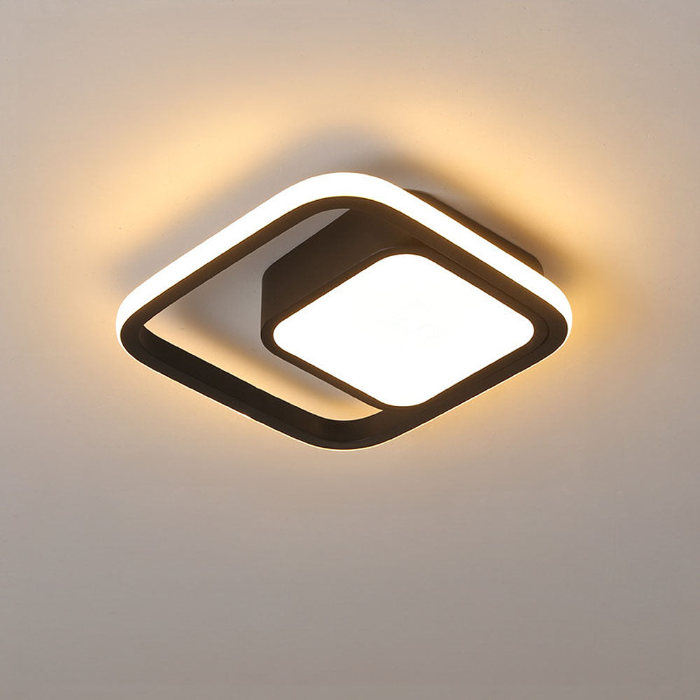 Alora Double Ring LED Ceiling Light for Modern Minimalist Spaces