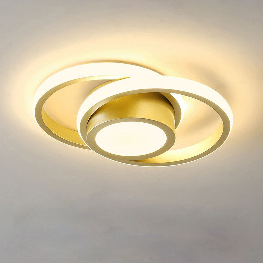 Alora Double Ring LED Ceiling Light for Modern Minimalist Spaces