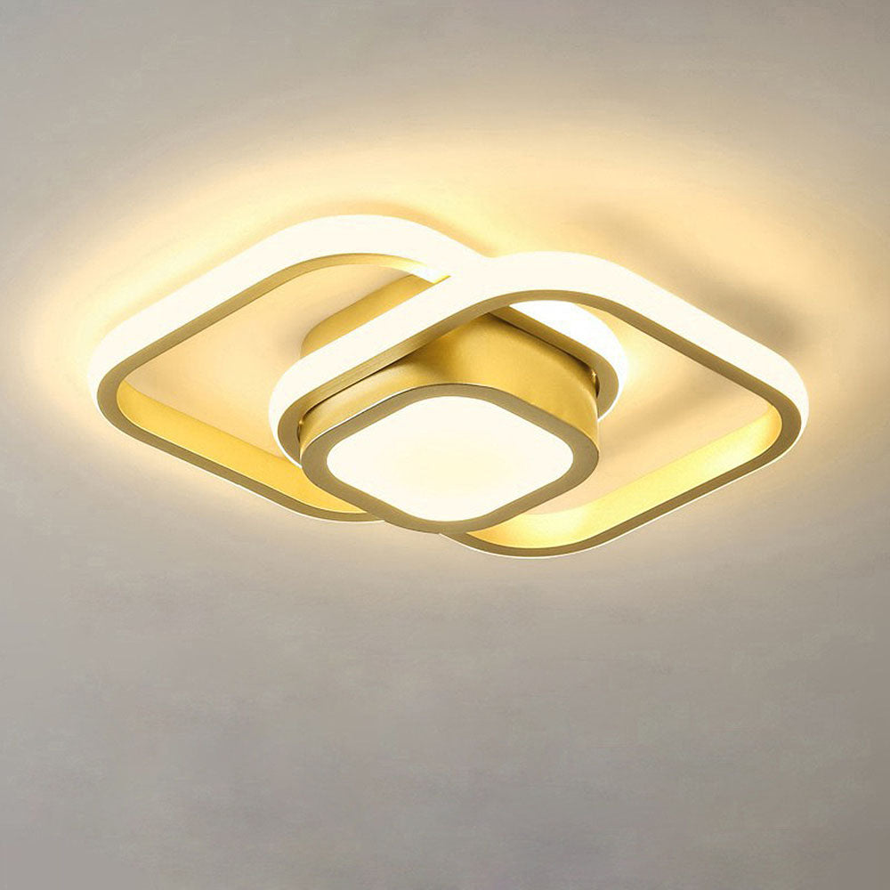 Alora Double Ring LED Ceiling Light for Modern Minimalist Spaces