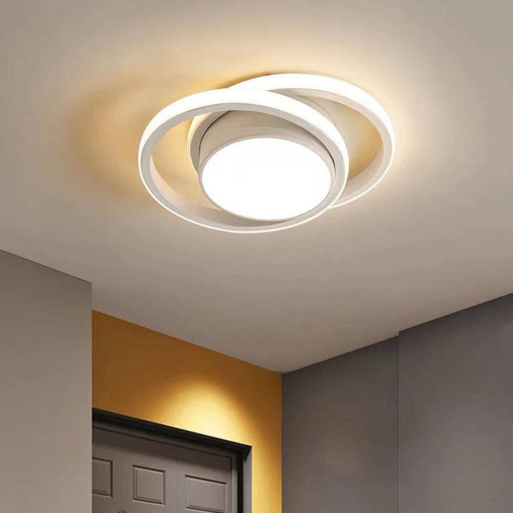 Alora Double Ring LED Ceiling Light for Modern Minimalist Spaces