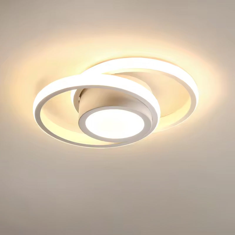 Alora Double Ring LED Ceiling Light for Modern Minimalist Spaces
