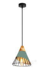 Lustră conică din lemn Aylin