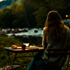 Mienel Nerava Black Square Solar Garden Light Dusk Activated