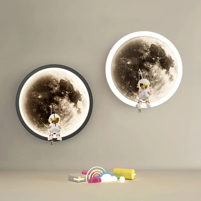 Mienel AstraNova LED Astronaut Wall Light With Moon Glow Accent