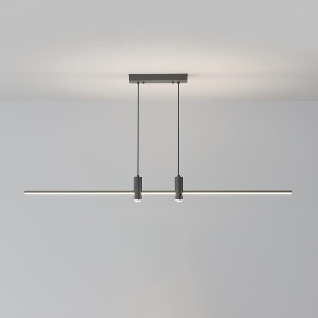 Mienel NovaLine Minimal Rectangular LED Pendant Lamp for Dining Tables