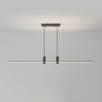 Mienel NovaLine Minimal Rectangular LED Pendant Lamp for Dining Tables